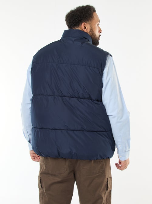 Casaco Acolchoado Impermeável Sem Mangas Liso - Kiabi