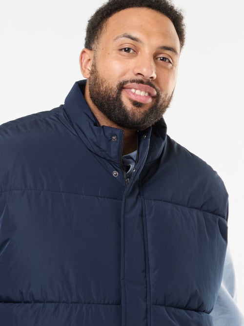 Casaco Acolchoado Impermeável Sem Mangas Liso - Kiabi