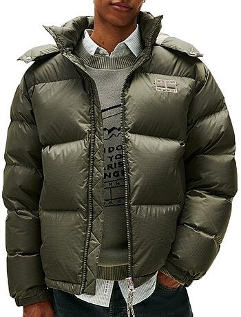 Casaco Acolchoado Masculino Tommy Hilfiger Alaska Azul-Marinho