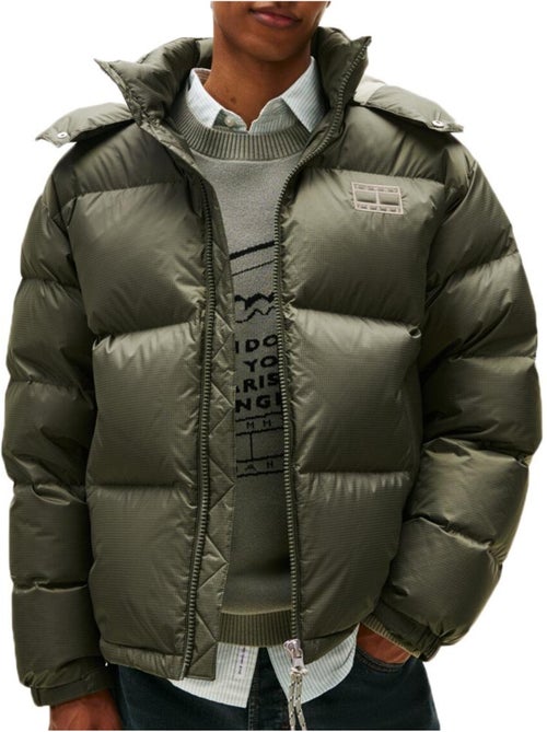 Casaco acolchoado kaki para homem tommy hilfiger alaska - Kiabi Casaco acolchoado kaki para homem tommy hilfiger alaska - Kiabi