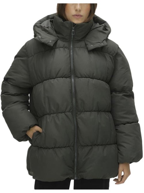 Casaco Acolchoado Kaki para Mulher Vero Moda Nio - Kiabi Casaco Acolchoado Kaki para Mulher Vero Moda Nio - Kiabi