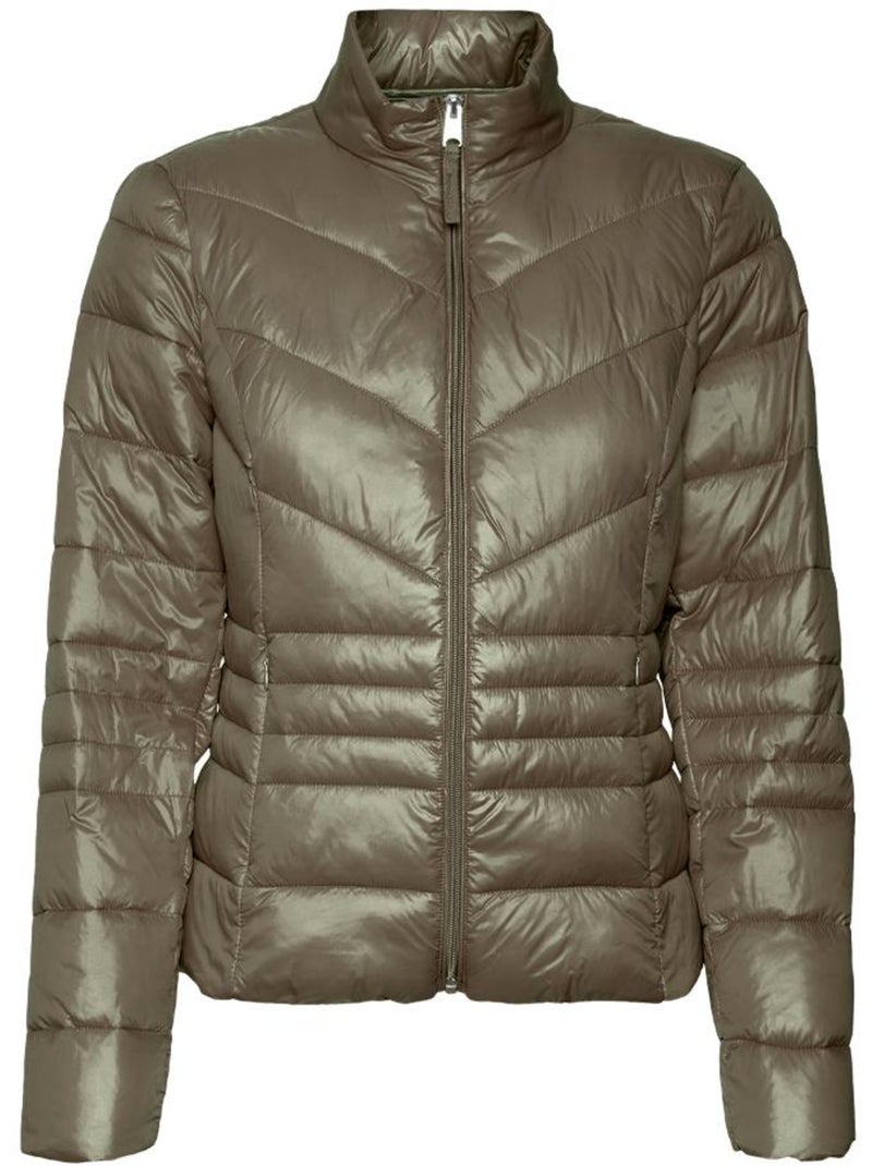 Casaco Acolchoado Kaki Vero Moda Sorayasiv para Mulher Castanho-capuccino - Kiabi