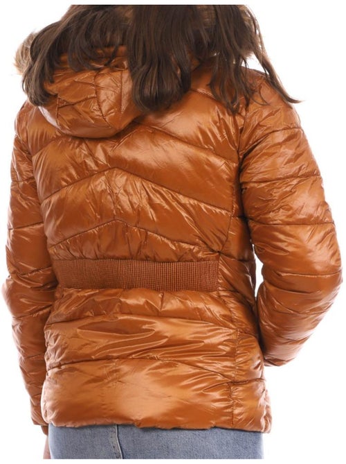 Casaco Acolchoado Laranja Teddy Smith B-Blam para Mulher - Kiabi Casaco Acolchoado Laranja Teddy Smith B-Blam para Mulher - Kiabi