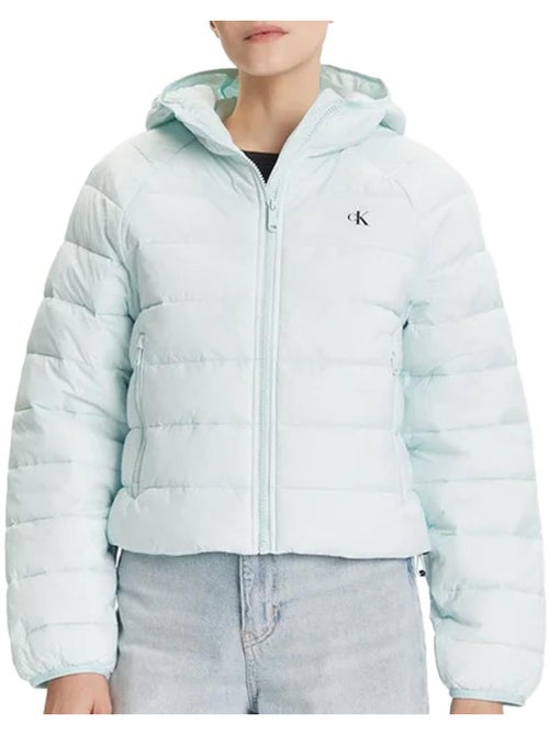 Casaco Acolchoado Leve Azul para Mulher Calvin Klein Jeans - Kiabi Casaco Acolchoado Leve Azul para Mulher Calvin Klein Jeans - Kiabi
