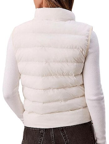 Casaco Acolchoado Leve Branco Calvin Klein Jeans para Mulher