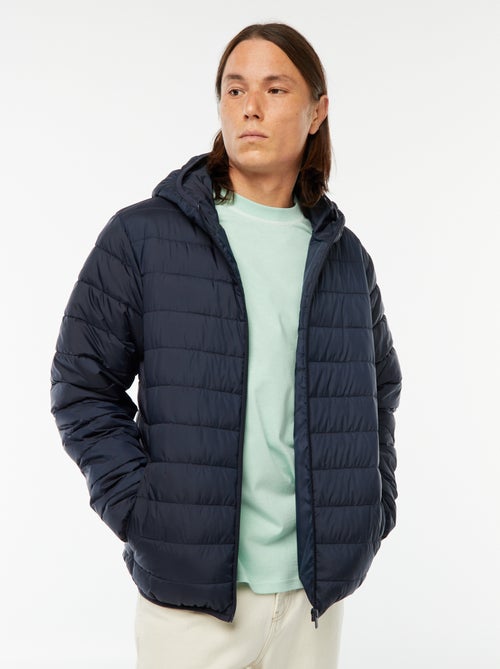 Casaco Acolchoado Leve com Capuz - Kiabi