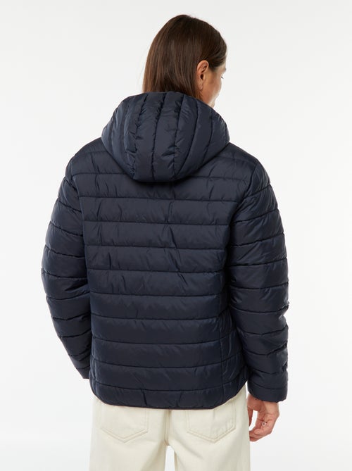 Casaco Acolchoado Leve com Capuz - Kiabi