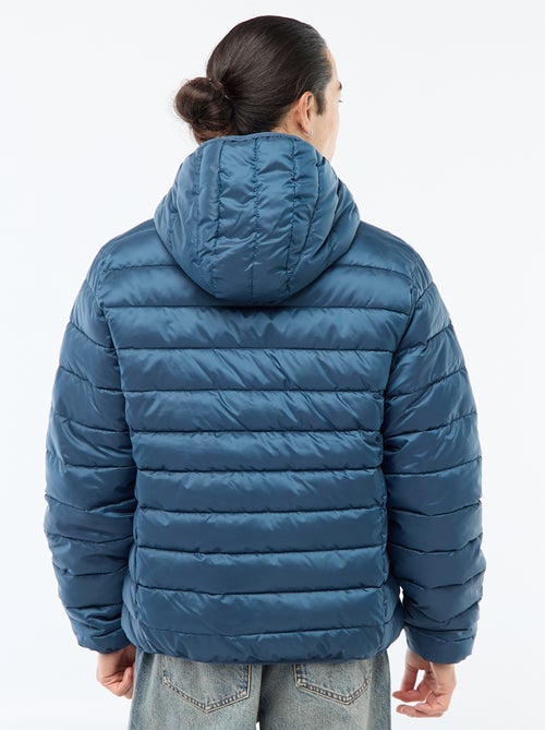 Casaco Acolchoado Leve com Capuz - Kiabi