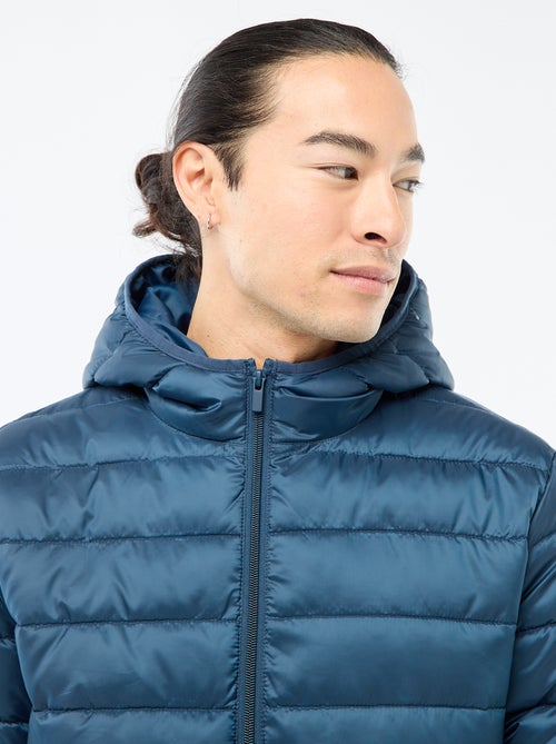 Casaco Acolchoado Leve com Capuz - Kiabi