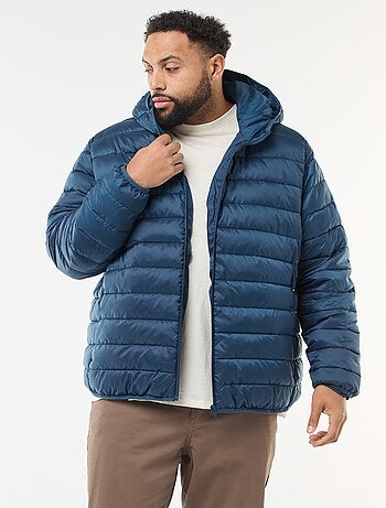 Casaco almofadado leve com capuz