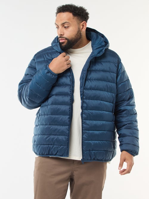 Casaco Acolchoado Leve com Capuz - Kiabi