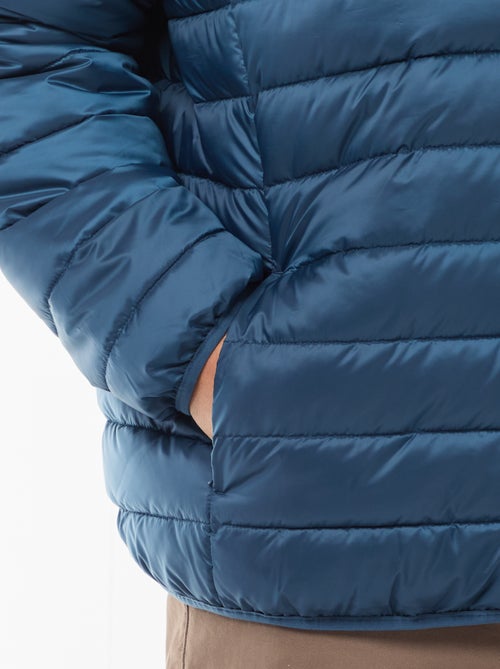 Casaco Acolchoado Leve com Capuz - Kiabi