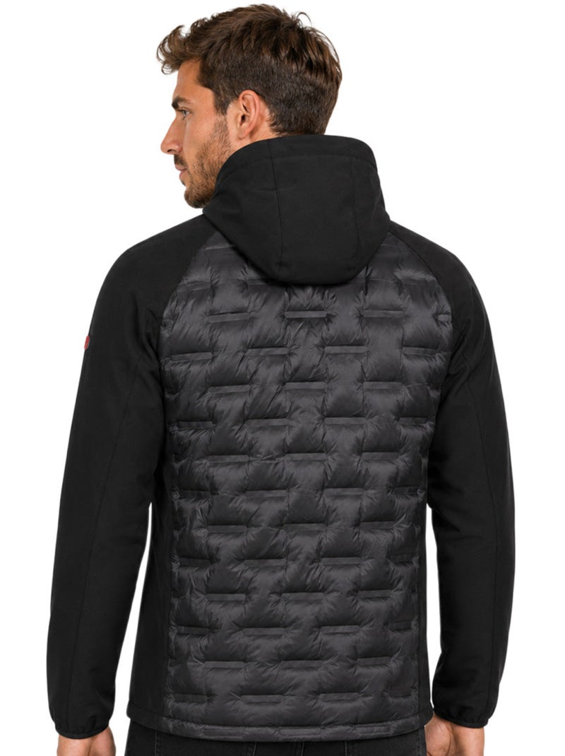 Casaco acolchoado leve com capuz baeloral – kaporal Preto - Kiabi
