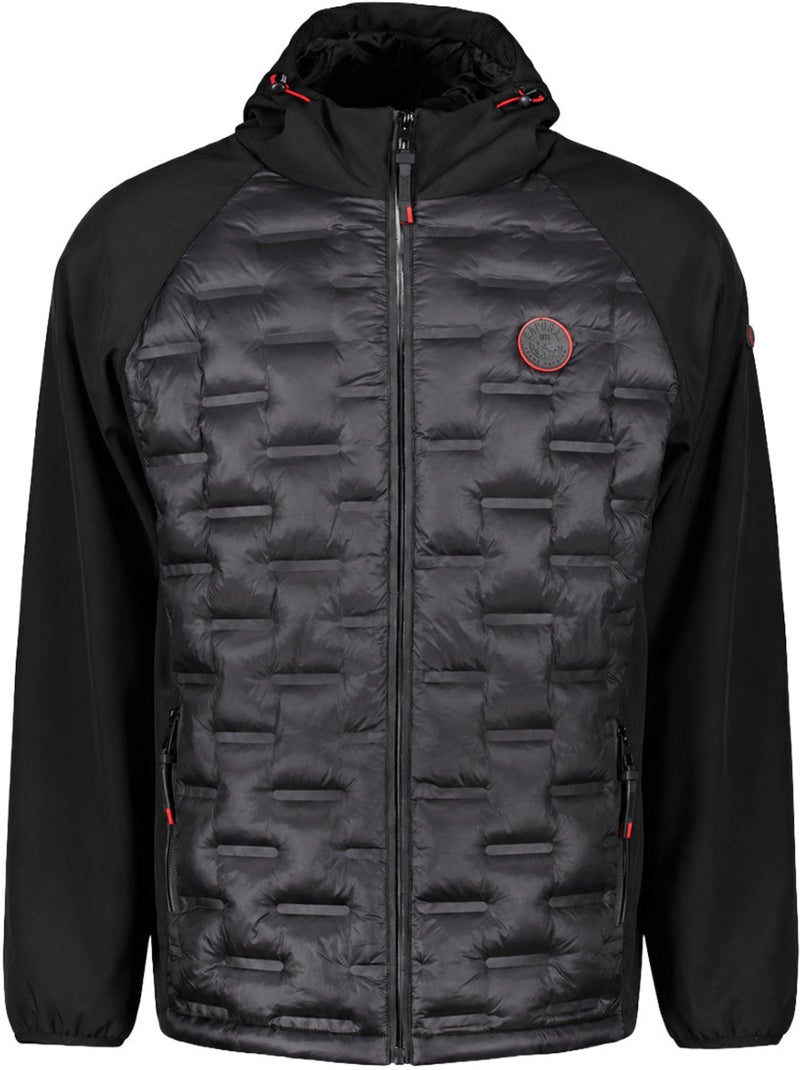 Casaco acolchoado leve com capuz baeloral – kaporal Preto - Kiabi