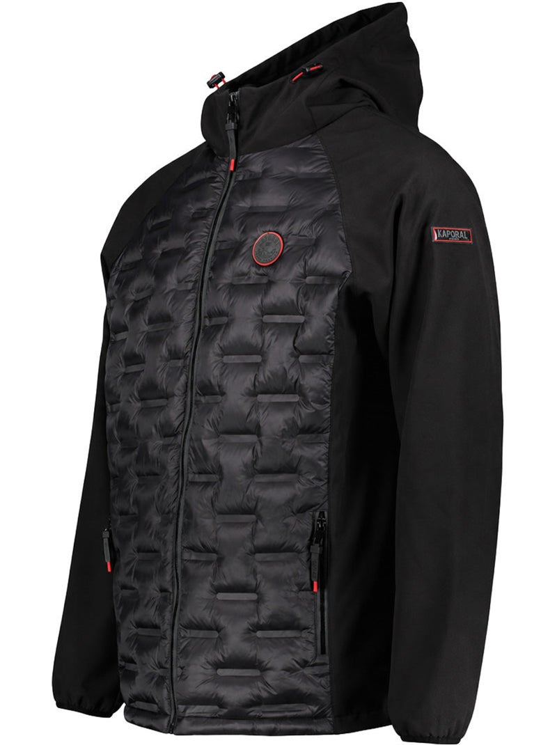 Casaco acolchoado leve com capuz baeloral – kaporal Preto - Kiabi
