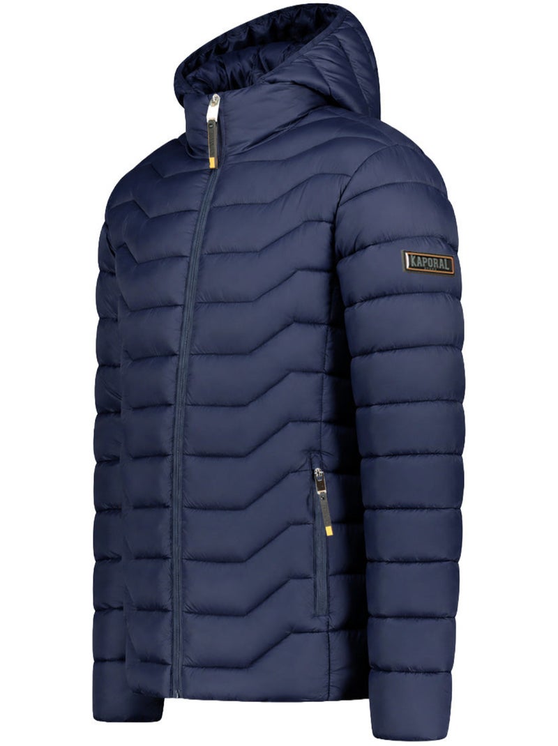 Casaco acolchoado leve com capuz copainoral hood – kaporal Azul-marinho - Kiabi