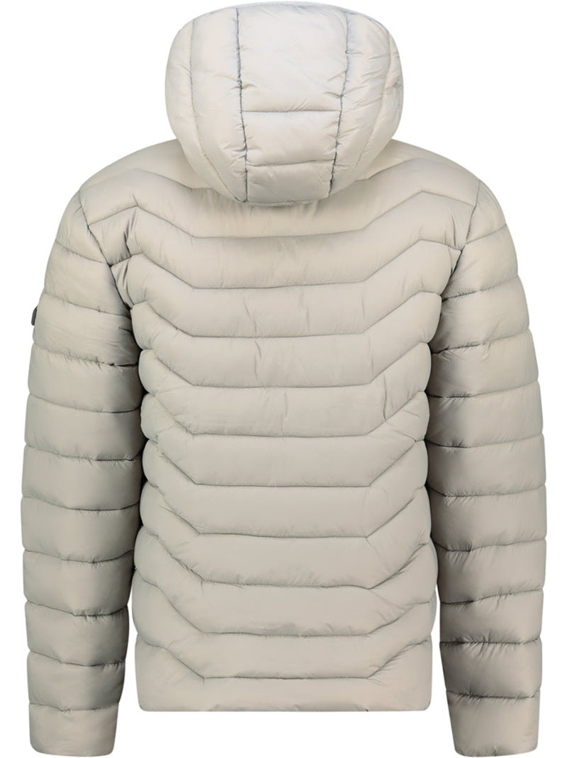 Casaco acolchoado leve com capuz copainoral hood – kaporal Cinza claro - Kiabi