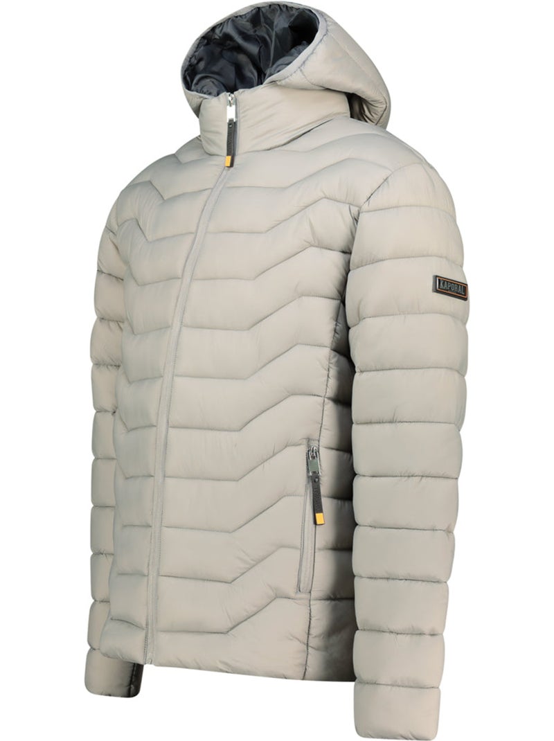 Casaco acolchoado leve com capuz copainoral hood – kaporal Cinza claro - Kiabi