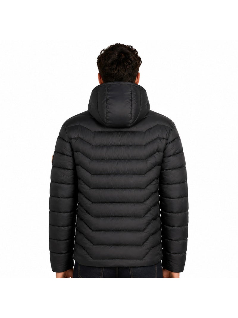 Casaco acolchoado leve com capuz copainoral hood – kaporal Preto - Kiabi
