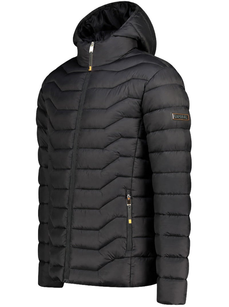 Casaco acolchoado leve com capuz copainoral hood – kaporal Preto - Kiabi