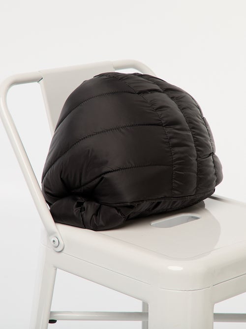 Casaco Acolchoado Leve com Capuz Liso - Kiabi