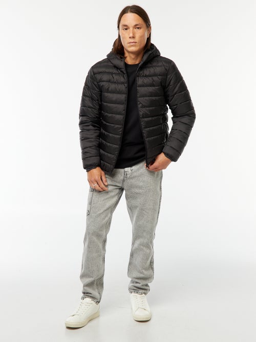 Casaco Acolchoado Leve com Capuz - Kiabi