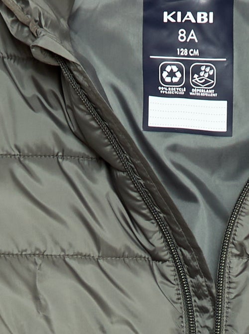 Casaco acolchoado leve com capuz - Kiabi