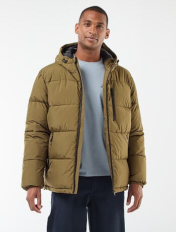 Casaco acolchoado liso