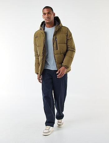 Casaco acolchoado liso