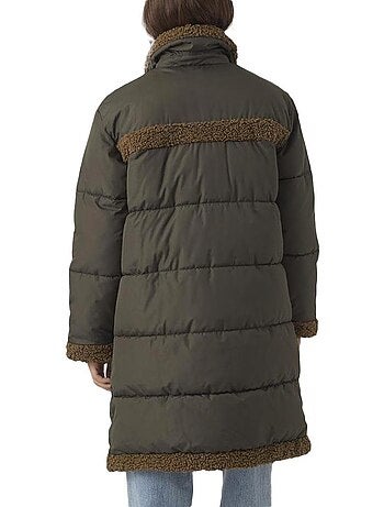 Casaco Acolchoado Marrom Feminino Vero Moda Teddy Boos