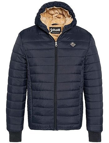 Casaco Acolchoado Masculino Schott EXPRESSO Azul Marinho