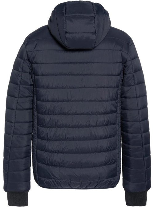 Casaco acolchoado masculino schott expresso azul marinho - Kiabi