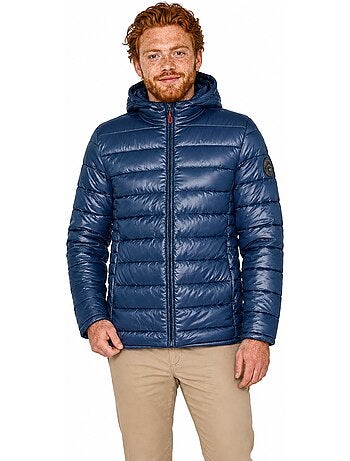 Casaco acolchoado matelassado com capuz calendreak – canadian peak
