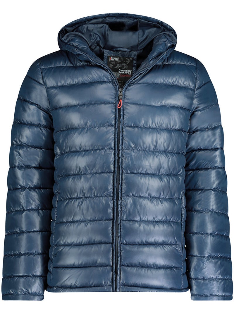 Casaco acolchoado matelassado com capuz calendreak – canadian peak Azul-marinho - Kiabi