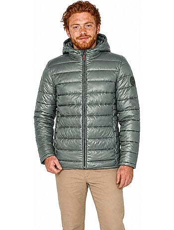 Casaco acolchoado matelassado com capuz calendreak – canadian peak