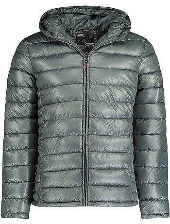 Casaco acolchoado matelassado com capuz calendreak – canadian peak