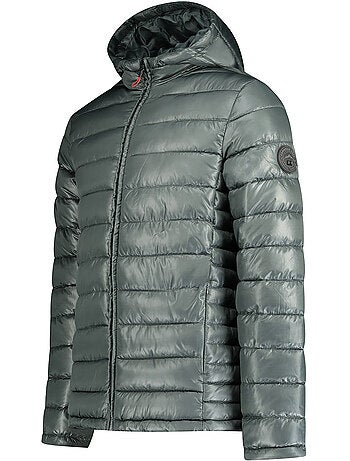 Casaco acolchoado matelassado com capuz calendreak – canadian peak