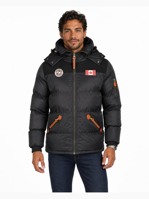Casaco acolchoado matelassado com capuz celieak – canadian peak - Kiabi Casaco acolchoado matelassado com capuz celieak – canadian peak - Kiabi