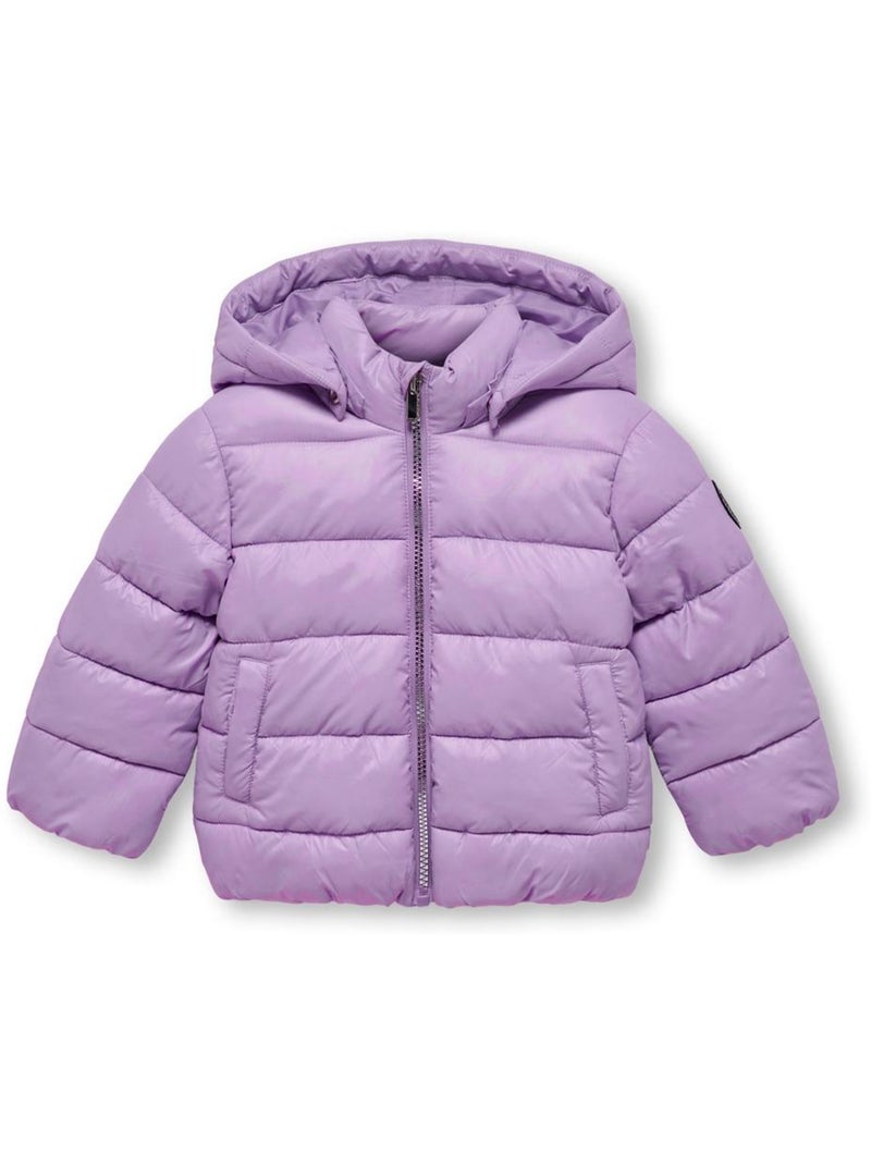 Casaco Acolchoado Mauve para Menina KIDS ONLY Roxo - Kiabi