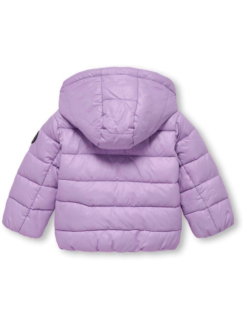 Casaco Acolchoado Mauve para Menina KIDS ONLY - Kiabi Casaco Acolchoado Mauve para Menina KIDS ONLY - Kiabi