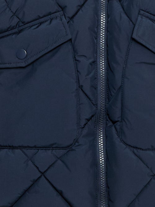 Casaco Acolchoado Meio-Longo Quente Repelente à Água - Kiabi