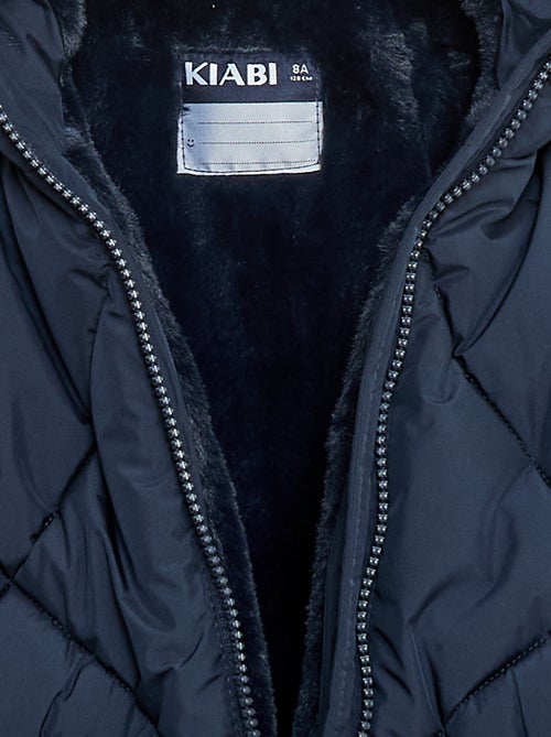 Casaco Acolchoado Meio-Longo Quente Repelente à Água - Kiabi