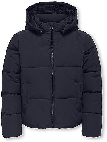 Casaco acolchoado menina only kids kogmalia azul marinho