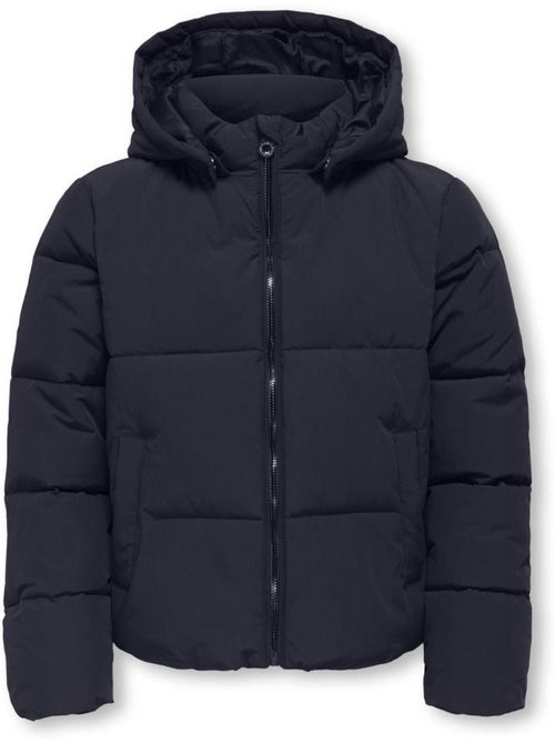 Casaco Acolchoado Menina ONLY Kids Kogmalia Azul Marinho - Kiabi Casaco Acolchoado Menina ONLY Kids Kogmalia Azul Marinho - Kiabi