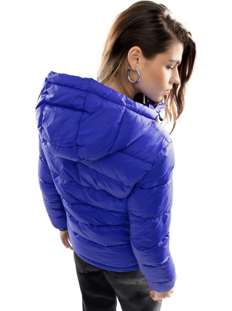 Casaco acolchoado mulher Azul - Kiabi