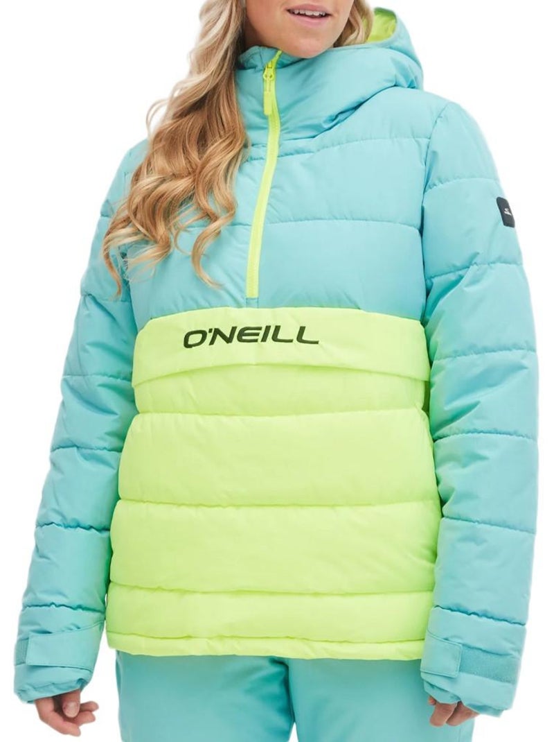 Casaco Acolchoado O'Neill O'riginals Puffer Azul/Verde para Mulher Verde - Kiabi