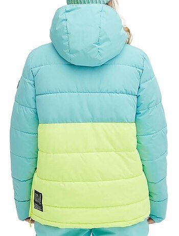 Casaco Acolchoado O'Neill O'riginals Puffer Azul/Verde para Mulher
