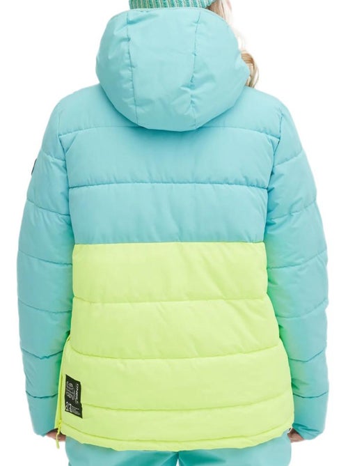 Casaco Acolchoado O'Neill O'riginals Puffer Azul/Verde para Mulher - Kiabi Casaco Acolchoado O'Neill O'riginals Puffer Azul/Verde para Mulher - Kiabi