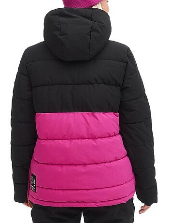 Casaco Acolchoado O'Neill O'riginals Puffer para Mulher Rosa/Laranja/Preto