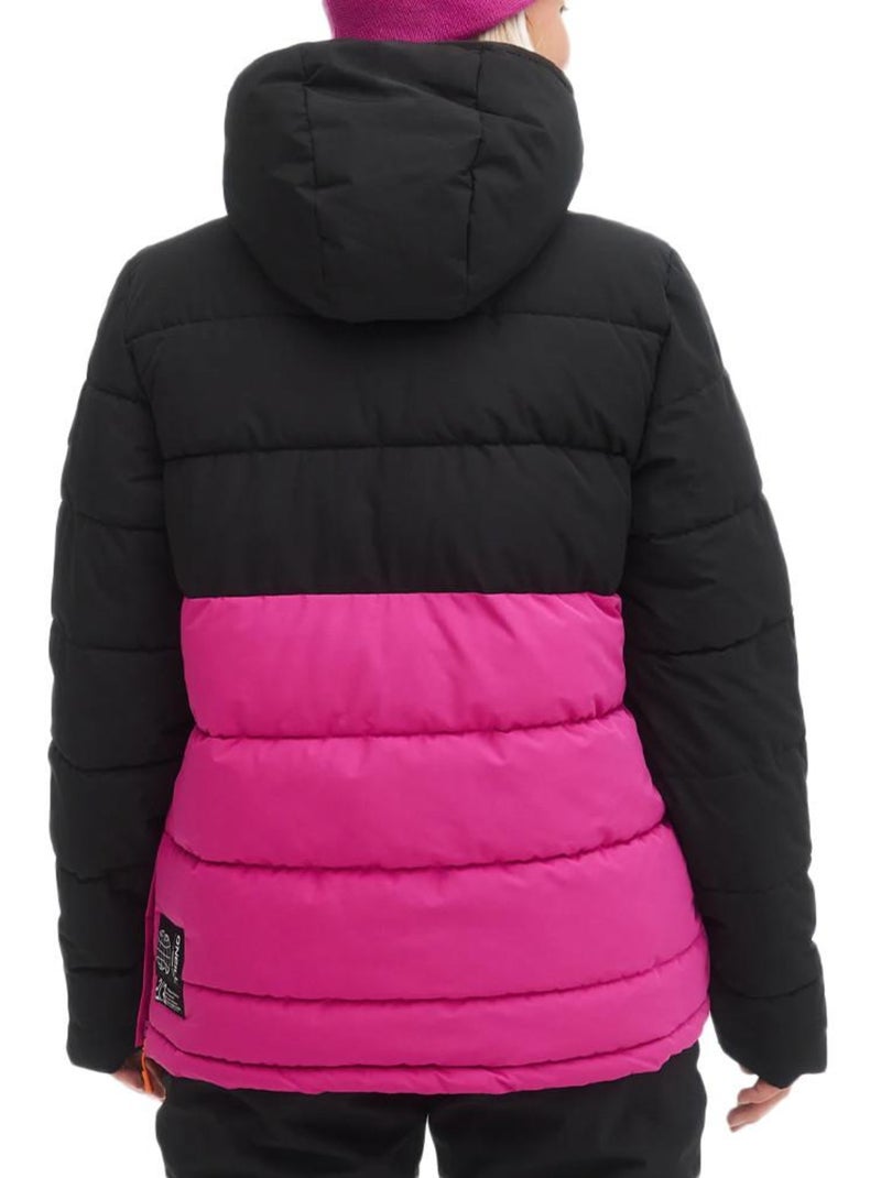 Casaco Acolchoado O'Neill O'riginals Puffer para Mulher Rosa/Laranja/Preto Preto - Kiabi